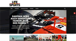 Desktop Screenshot of life4sports.de